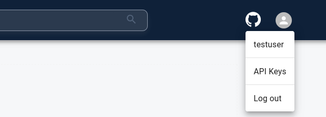 zot API key menu